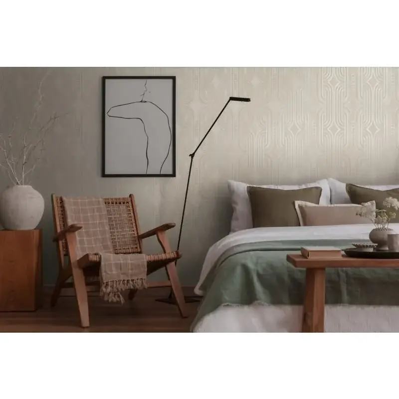 Vliestapete Grafik Beige Grau Metallic - Modern & Elegant AS Creation (KG-176086) Saisonangebot