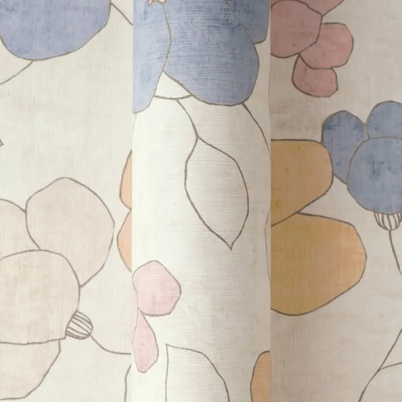 Vliestapete mit bunten Blumen in Blau, Rosa & Gelb AS Creation (KG-176104) Expressversand