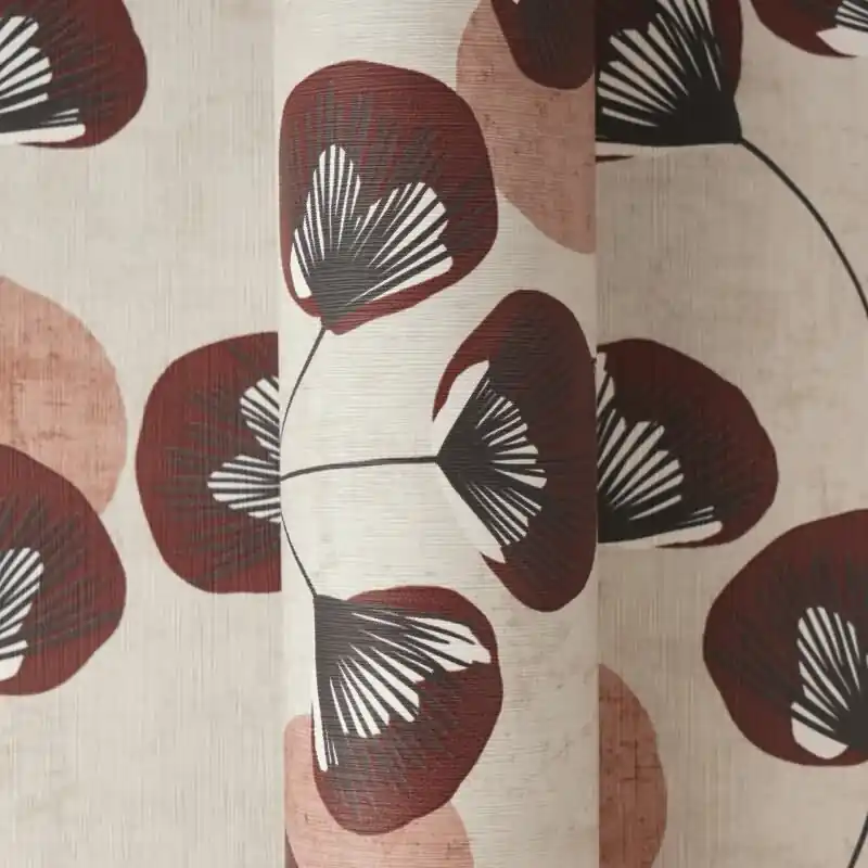 Vliestapete Braun/Beige mit modernem floralen Blättermuster AS Creation (KG-176123) Geprüft