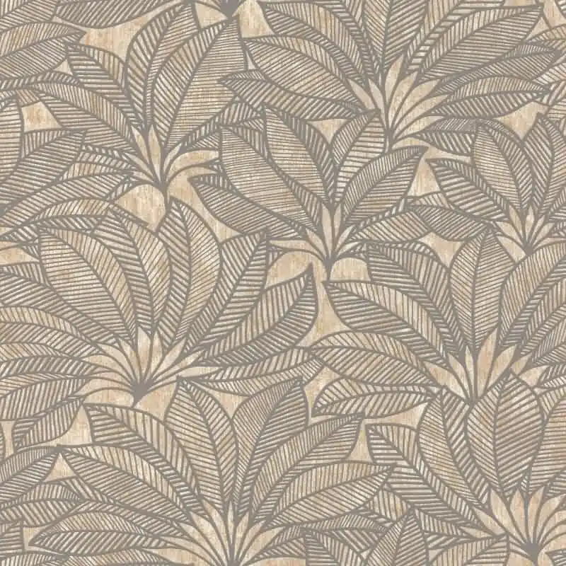 Vliestapete Braun Blätter-Zweige Art-Déco Flair Rasch Deco Style (KG-176325) Billig