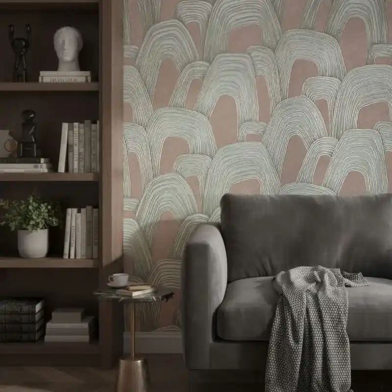 Top-Angebot Marburg Whisper Geometrisch Schokolade Tapete (KG-176742)