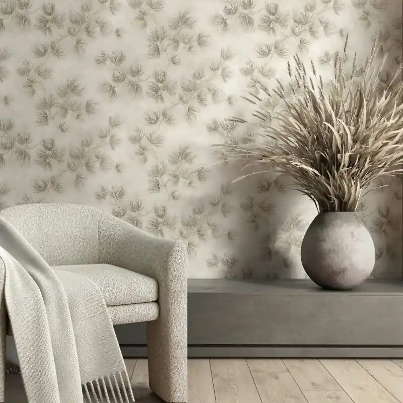 Beige Whisper Qualitaet Blumen / Floral (KG-176779) Direktkauf