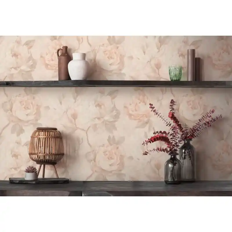 AS-Creations Pintwalls III Vliestapete mit Blumen / Floral-Design in Beige (KG-176949) Preis Gesenkt