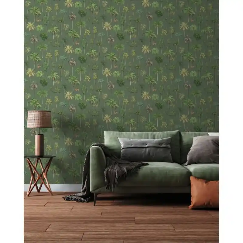 Ausverkauf Elegante Vliestapete Grün-Bäume & Wald - Exklusiv Pintwalls III (KG-176960)