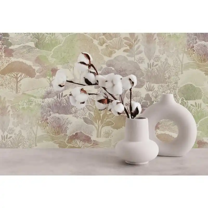Elegante Vliestapete Beige-Bäume & Wald - Exklusiv Pintwalls III (KG-176967) Versand Am Gleichen Tag
