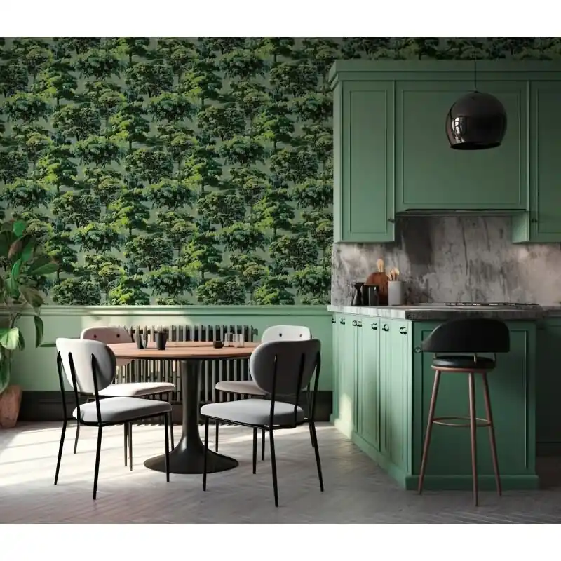 Grün Blumen / Floral-Design Vliestapete - Pintwalls III Kollektion (KG-176985) Beliebt