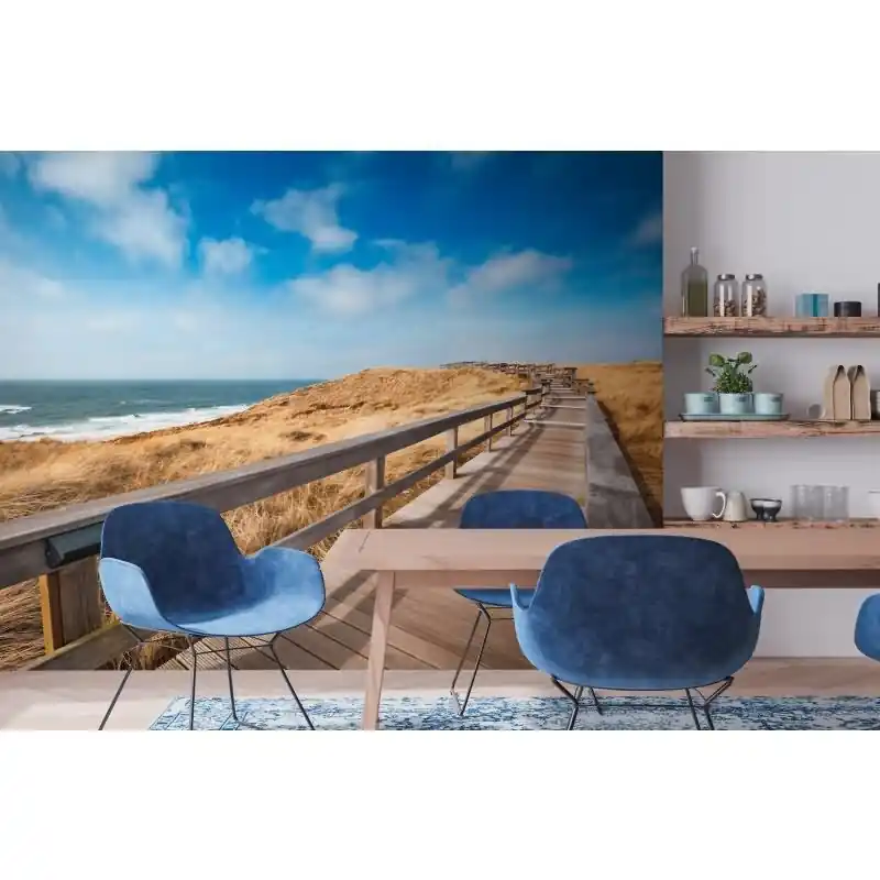 Elegante Vliestapete Beige-Maritim & nautisch - Exklusiv WALL LOVE (KG-176994) Abverkauf
