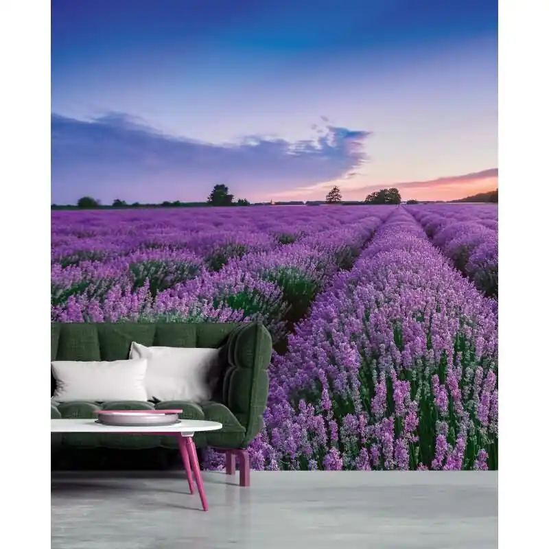 Wochenendangebot Edle Vliestapete mit Blumen / Floral in Blau & Grün (WALL LOVE) (KG-177000)