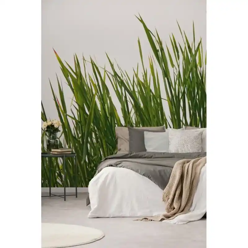 Elegante Vliestapete Grün-Blumen / Floral - Exklusiv WALL LOVE (KG-177002) Jetzt Bestellen