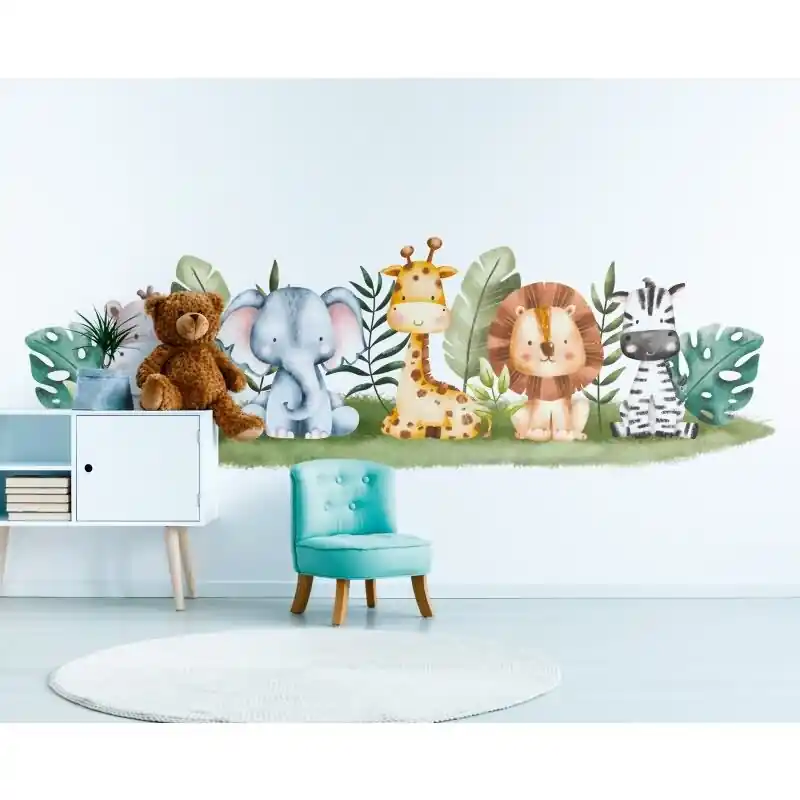 Edle Vliestapete mit Grafik & Geometrie in Bunt (WALL LOVE) (KG-177024) Highlight