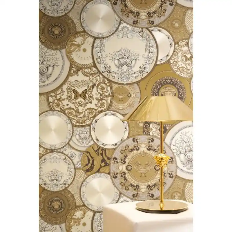 Elegante Vliestapete Gold-Art Déco - Exklusiv Versace 6 (KG-177038) Preisreduziert