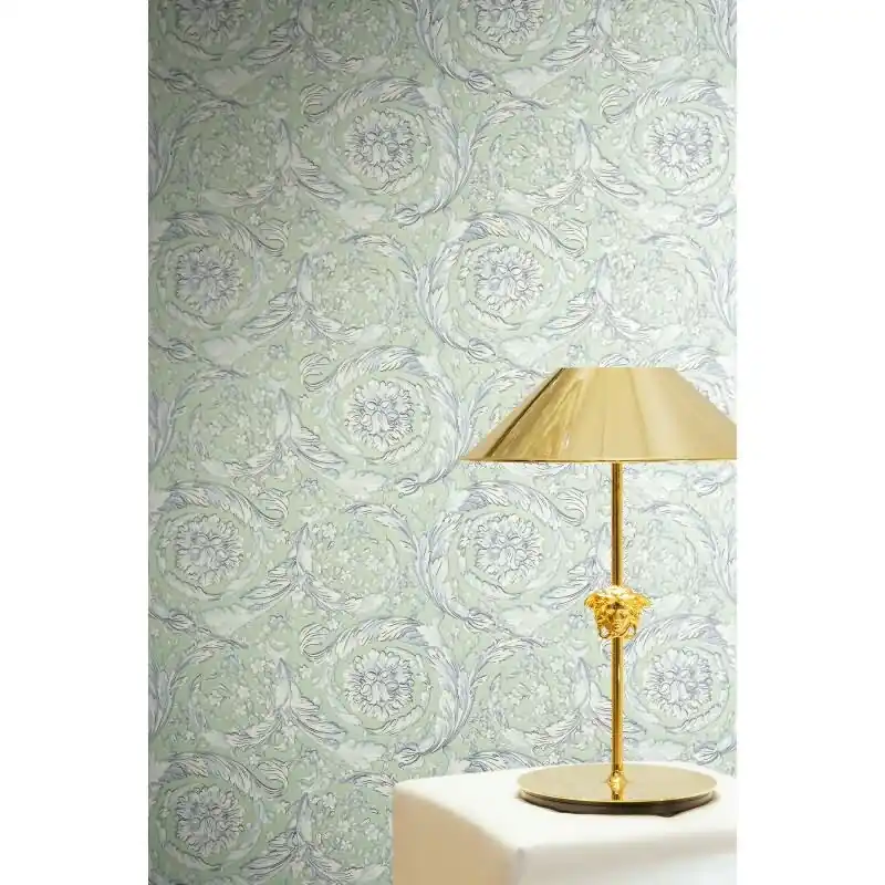 Art Déco Vliestapete in Grün & Weiß - Versace 6 von AS-Creation (KG-177040) Nur Für Kurze Zeit