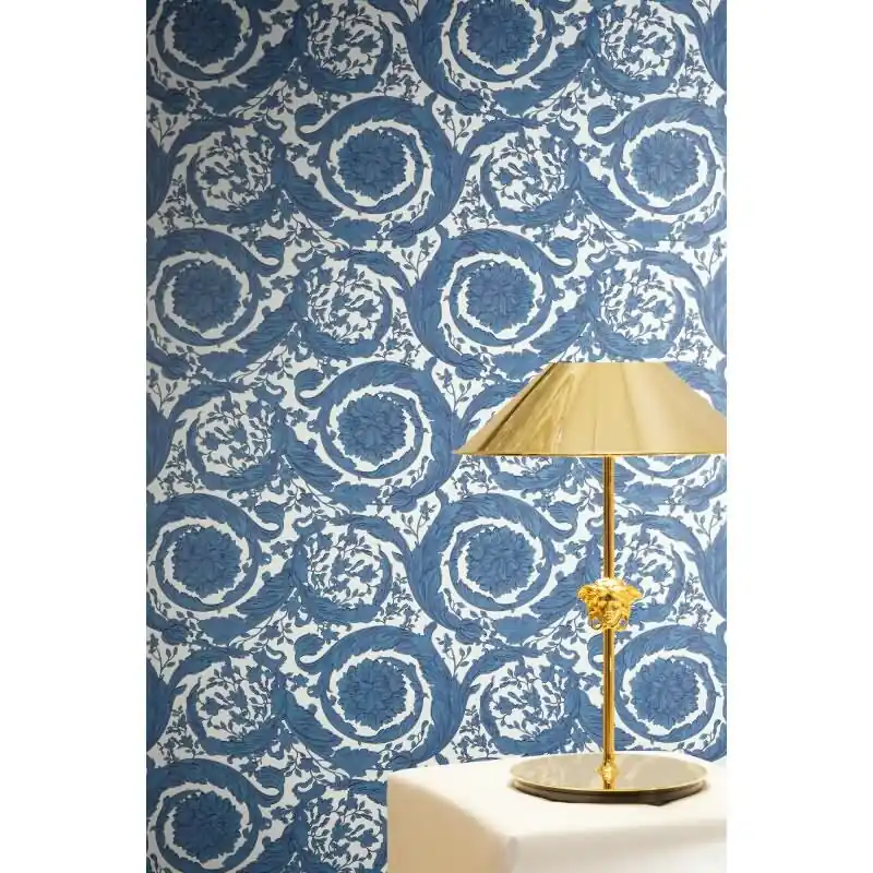 Vliestapete Blau Art Déco - Versace 6 Edition von AS-Creation (KG-177043) Solange Der Vorrat Reicht