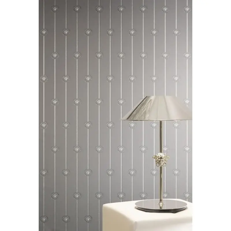Art Déco Vliestapete in Grau & Grau - Versace 6 von AS-Creation (KG-177058) Jetzt Bestellen