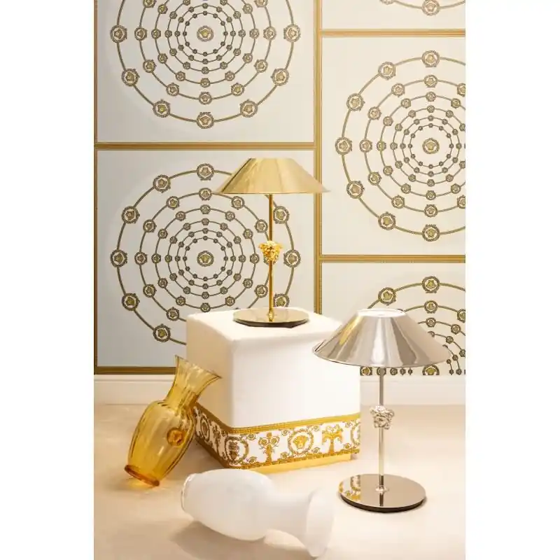 Weiß Art Déco-Design Vliestapete - Versace 6 Kollektion (KG-177061) Jetzt Bestellen