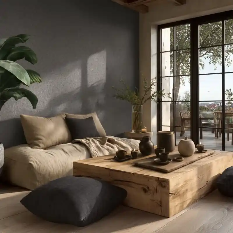 Vliestapete Grau Stoff & Geflecht - Vibes & Styles Edition von livingwalls (KG-177116) Bestpreis