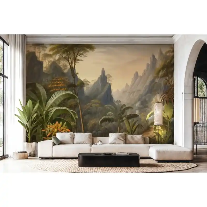 Landschaft Vliestapete in Beige & Grau - Cuba II von AS-Creation (KG-177161) Schneller Versand