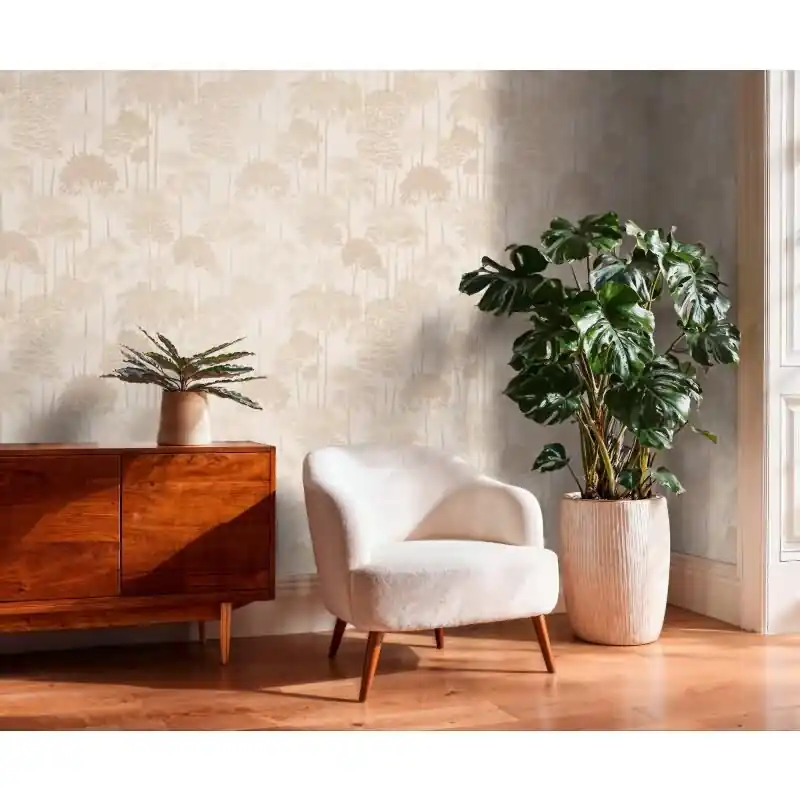 Jetzt Bestellen Elegante Vliestapete Beige-Bäume & Wald - Exklusiv Cuba II (KG-177179)