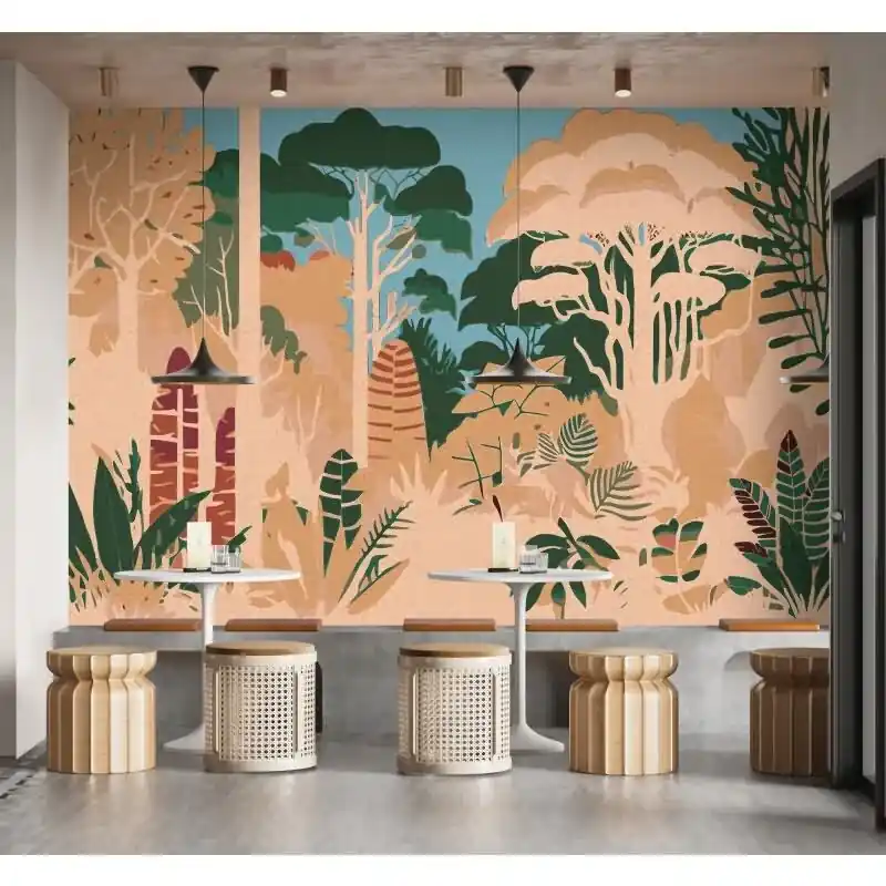 Elara - Beige, Creme & Braun, Grüniger Premium-Vliestapete mit vliestapete von AS-Creation (KG-177211) Geprüft
