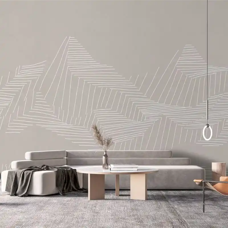 Victor Designtapete - Grau, Silber & Weißiger berge-Muster fuer moderne Raeume von AS-Creation (KG-177223) Bestpreis