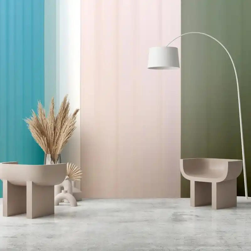 Co-Colores 4 - Türkis & Blau, Altrosaiger Moderne Wandgestaltung mit vliestapete von AS-Creation (KG-177228) Top-Preis