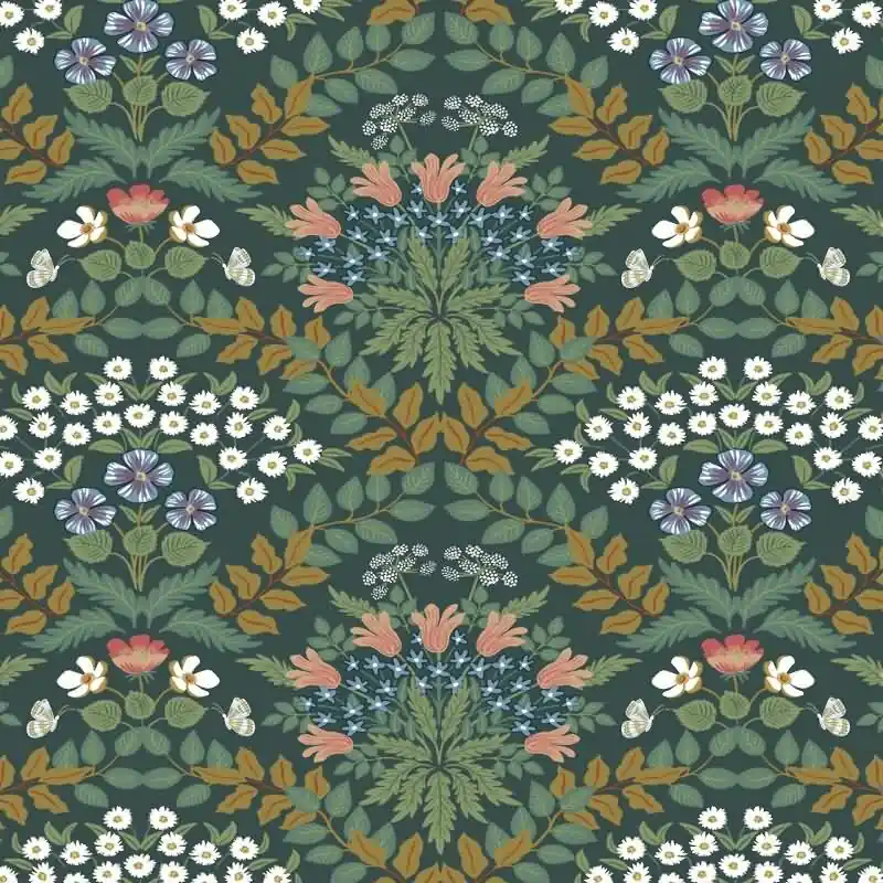 Vliestapete Blau floral Eijffinger Rifle Paper Co. (KG-177387) Sichere Zahlung