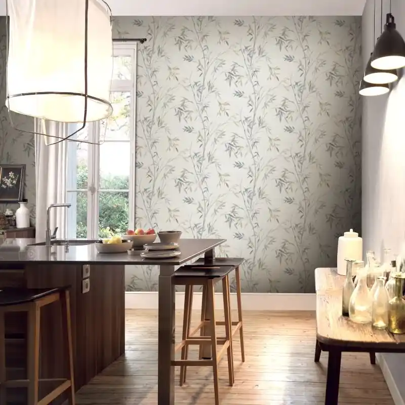 Vinyltapete Grau-Beige subtile Natur Erismann Martinique (KG-177685) Sofort Bestellen