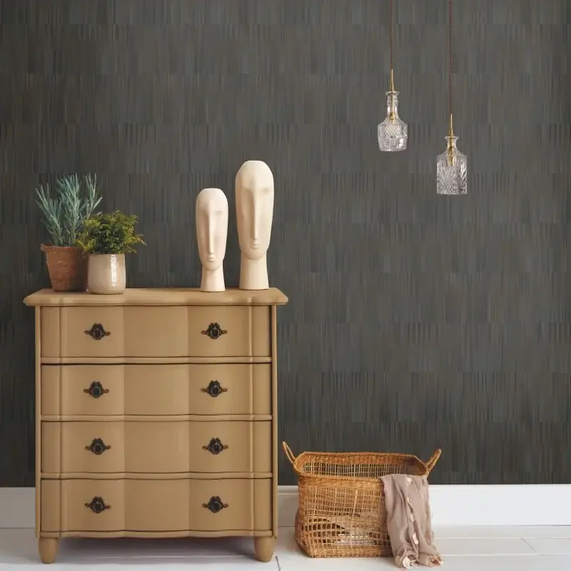 Vinyltapete Braun Holzoptik elegante Wärme Erismann Martinique (KG-177719) Geprüft