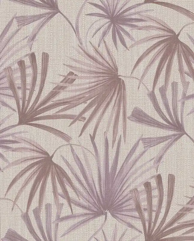 Neue Ware Vliestapete, grau-lila, Blätter, 340512, Groovy, Eijffinger