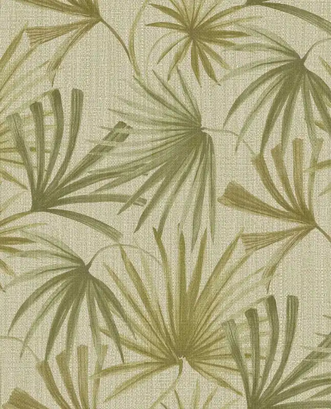 Zertifiziert Vliestapete, grün, Blätter, 340513, Groovy, Eijffinger