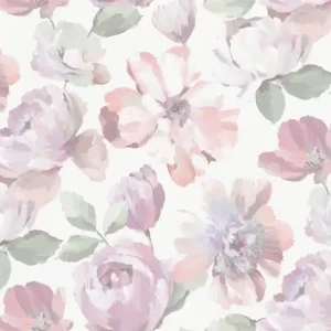 Aktuell Florale Vliestapete, rosa, UI3101, Finest Selection, Vavex