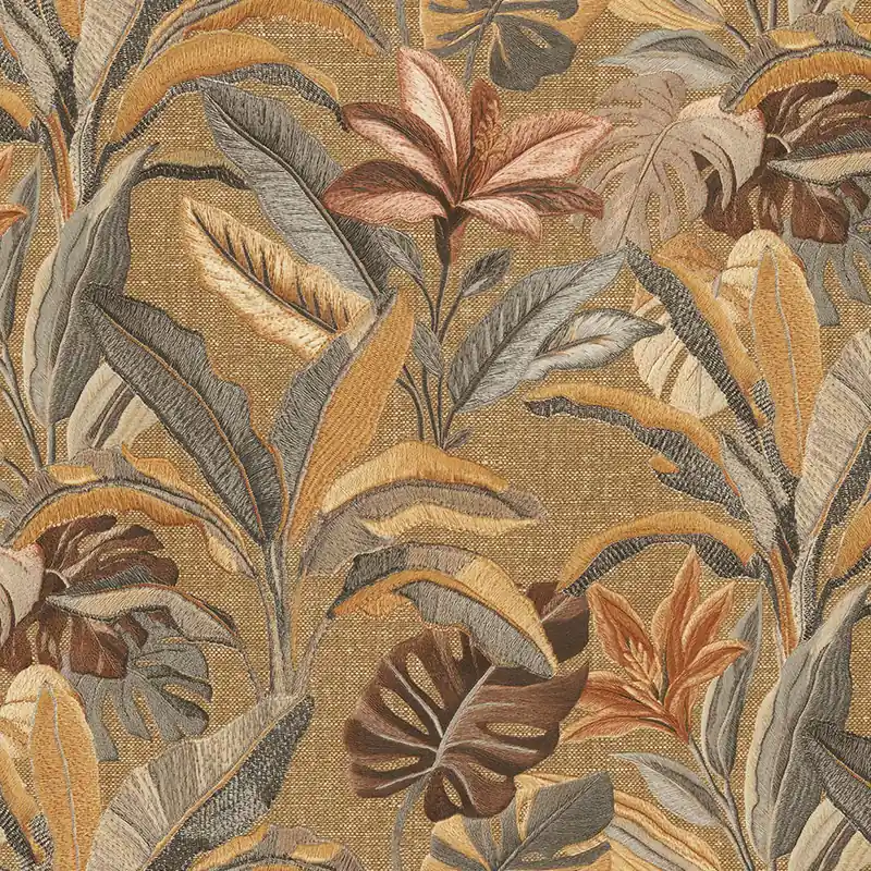 Neue Kollektion Luxustapete, braun, Blumen, Blätter, 73801, Tendenze, Emiliana Parati