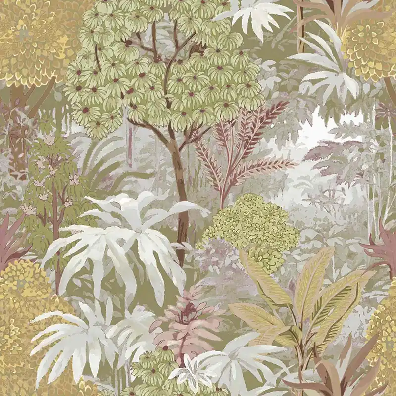 Highlight Vliestapete, grün, Blätter, 15501, Botany House, Cristiana Masi by Parato