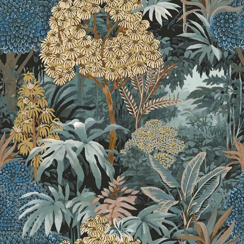 Vliestapete, blau, Blätter, 15502, Botany House, Cristiana Masi by Parato Jetzt Kaufen