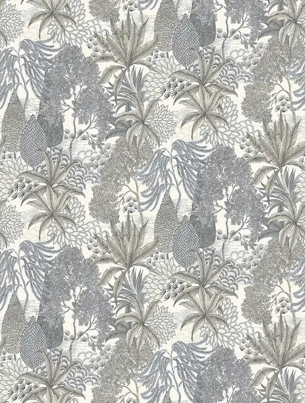 Knallerangebot Vlies-Fototapete, grau, Blätter, FW4003-2, Feature Walls, Decoprint