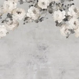 Begrenztes Angebot Vlies-Fototapete, grau, Blumen, FW4023-3, Feature Walls, Decoprint