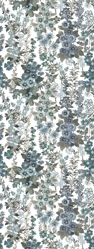 Neue Kollektion Vlies-Fototapete, blau, Blumen, FW4025-4, Feature Walls, Decoprint