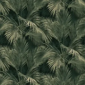 Abverkauf Vlies-Fototapete, grün, Palmen, Blätter, FW4034-3, Feature Walls, Decoprint