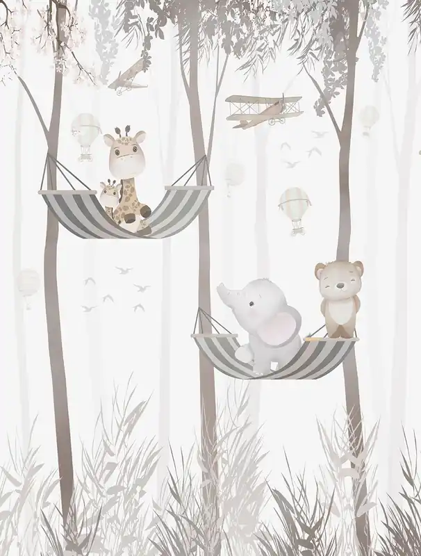 Must-Have Kinderfototapete, Tiere, CW6032-1, Cute Walls, Decoprint