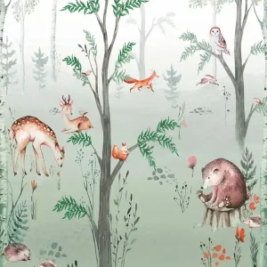 Ausverkauf Kinderfototapete, Waldtiere, CW6041-1, Cute Walls, Decoprint