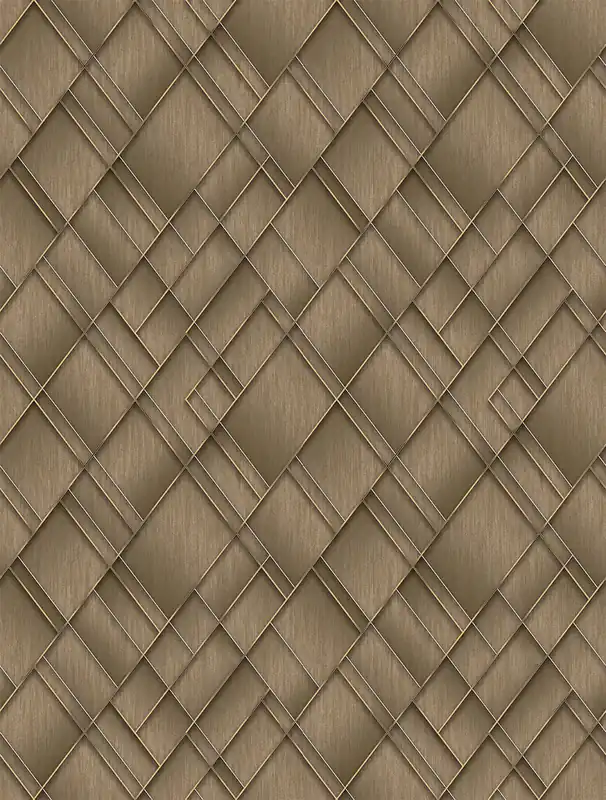 Kracherpreis Geometrische Vlies-Fototapete, braun, FW4037-3, Feature Walls, Decoprint
