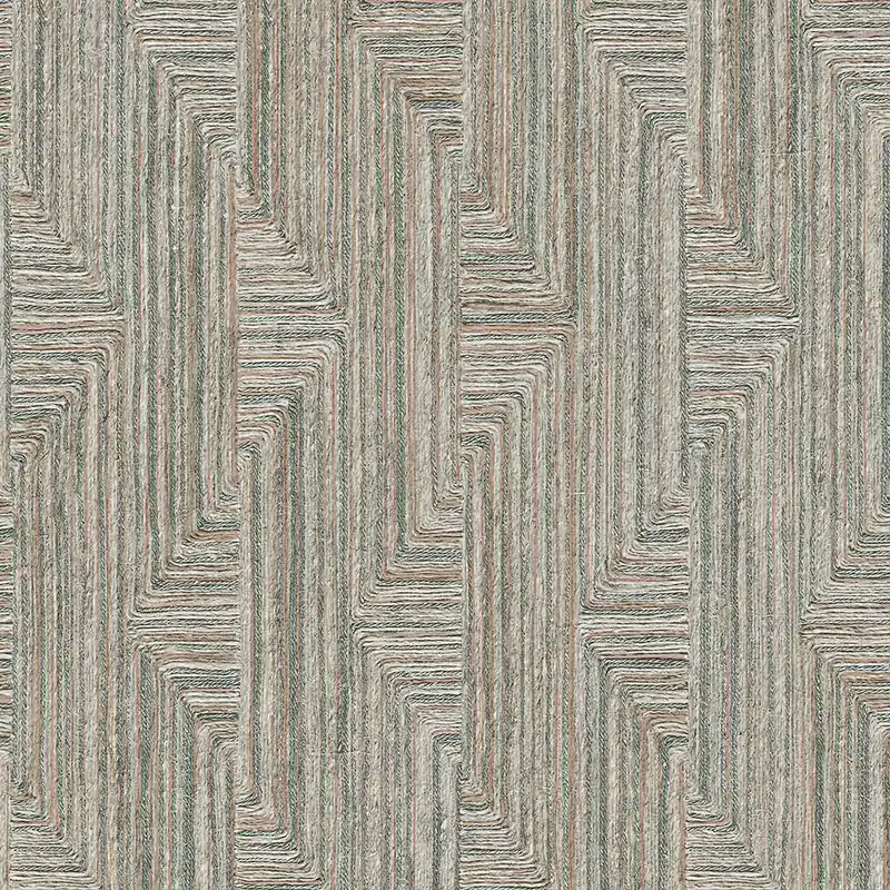 Geometrische Vliestapete, blau-grau, SA524014, Santa Fe, Design ID Geprüft