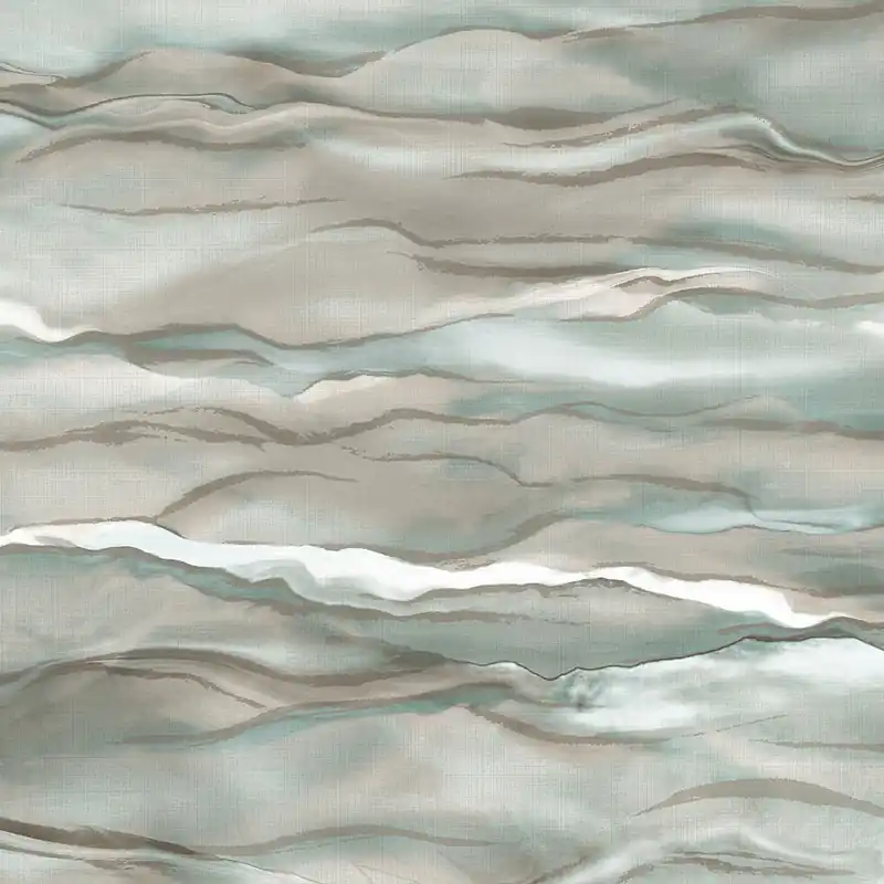 Bestseller Vliestapete, grau-grün, Wellen, Marmor, SA524044, Santa Fe, Design ID