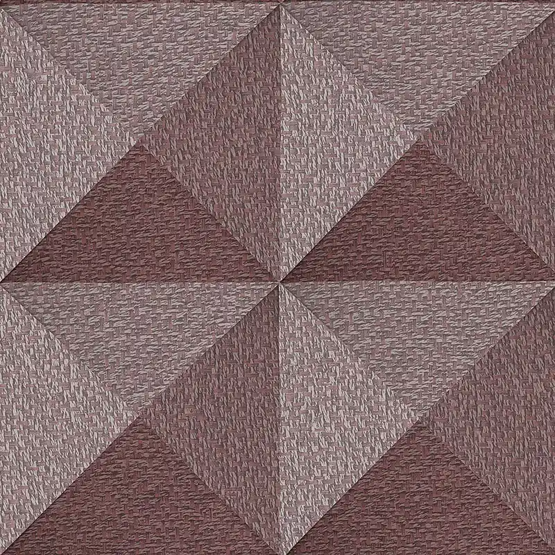 Neuheit Geometrische Vliestapete, Burgunderrot, SA524106, Santa Fe, Design ID