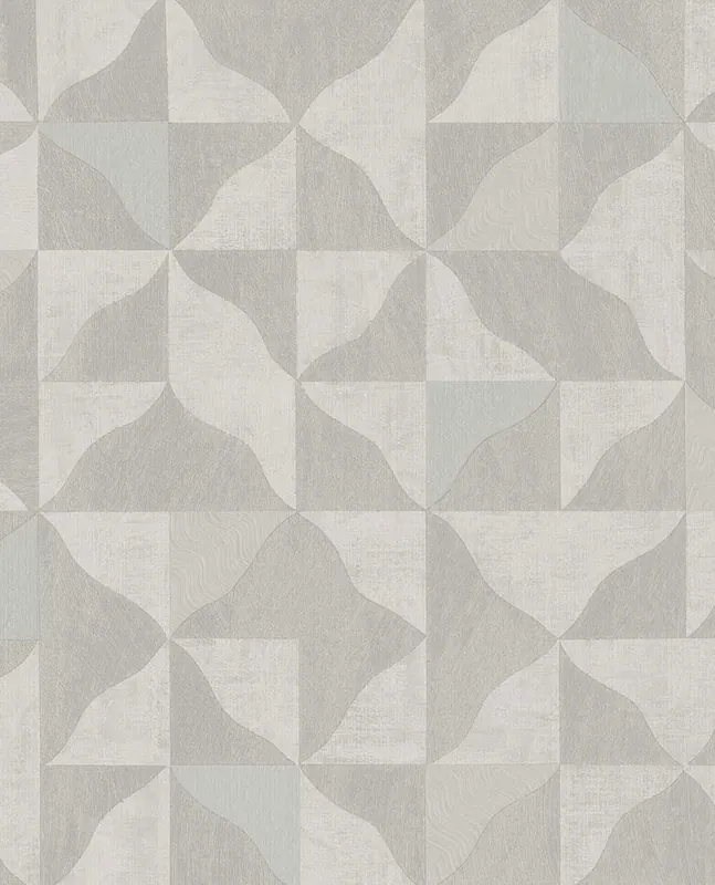 Direkt Vom Hersteller Geometrische Vliestapete, grau-beige, 340321, Sensory Eijffinger