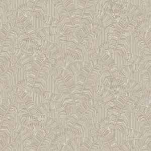 Vliestapete, beige, Blätter, AMA401, Amani, Masureel Top-Angebot