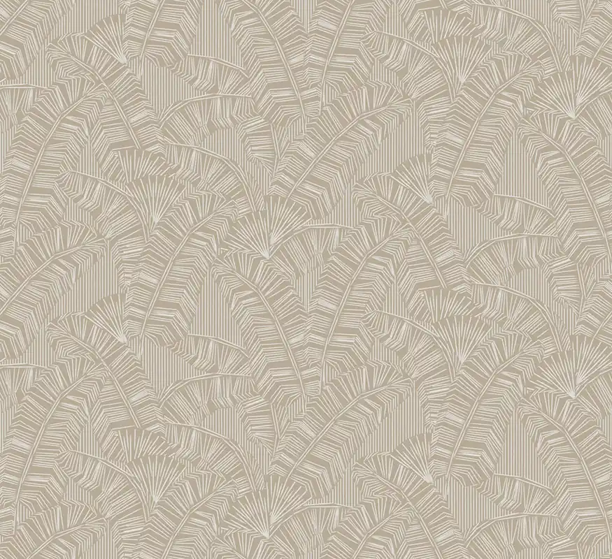Vliestapete, beige, Blätter, AMA401, Amani, Masureel Top-Angebot
