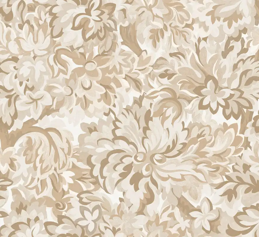 Schnäppchen Vliestapete, braun-beige, Blumen, RHA001, Rhapsody, Masureel