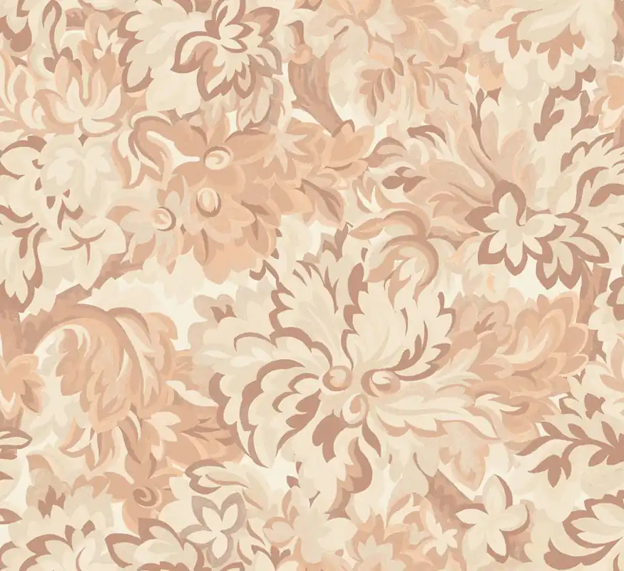 Vliestapete, beige-rosa, Blumen, RHA005, Rhapsody, Masureel Solange Der Vorrat Reicht
