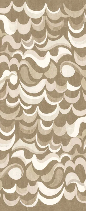 Vlies-Fototapete, braun-beige, Wellen, DGRHA1011-260, Rhapsody, Masureel Preiswert
